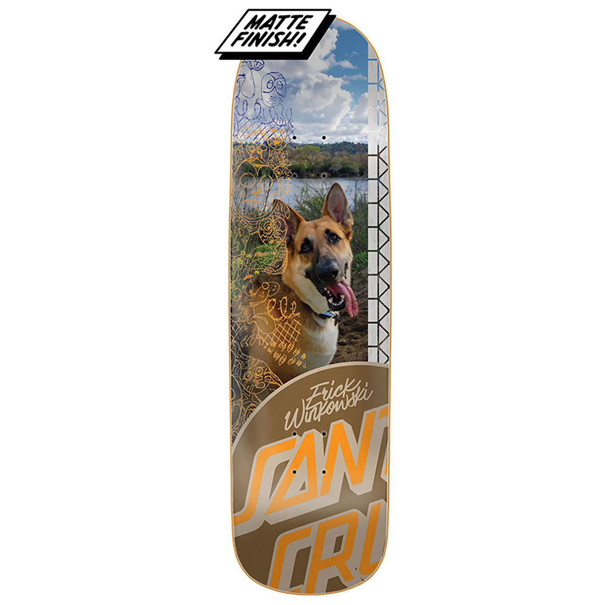 Santa Cruz Winkowski Photo Op 9.05 Skateboard Deck