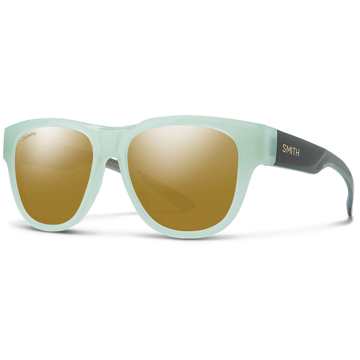 Smith Rounder Sunglasses Ice Smoke/ChromaPop Polarized Bronze