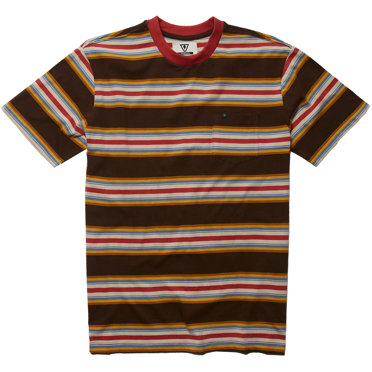 Vissla Valley Pocket T-Shirt Java