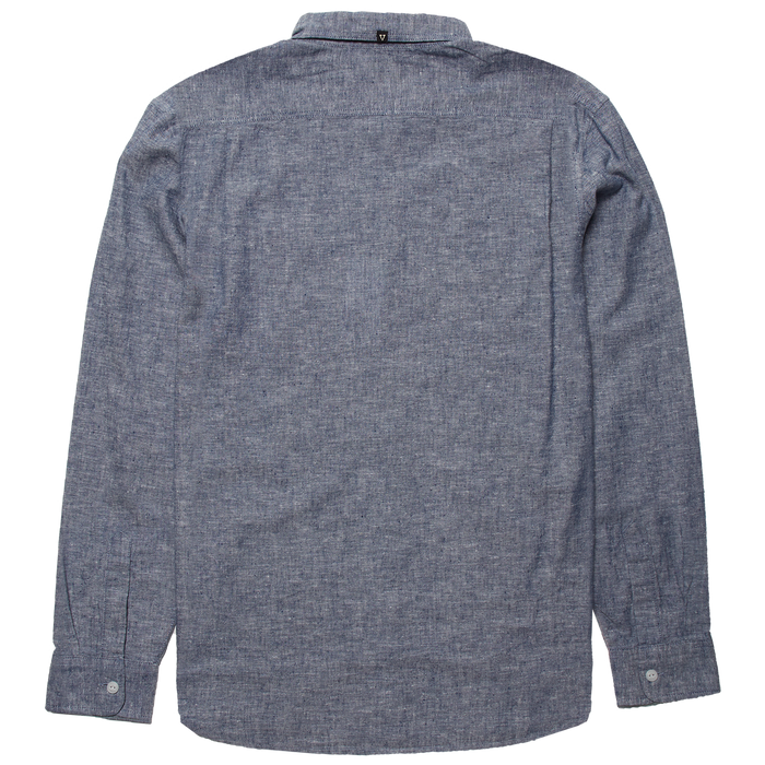 Vissla Coastlands Chambray Long-Sleeve Shirt Dark Denim
