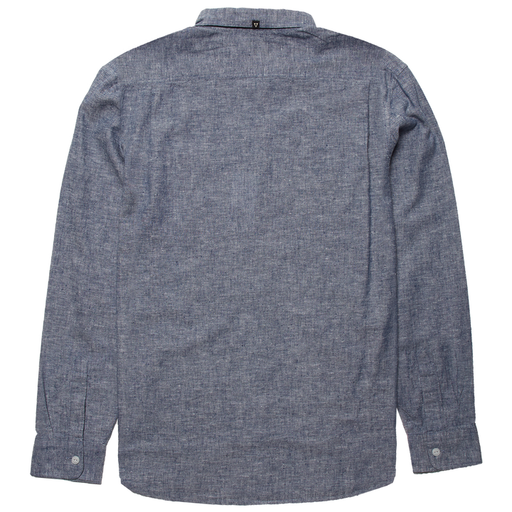 Vissla Coastlands Chambray Long-Sleeve Shirt Dark Denim