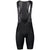 POC Pure VPDS Bib Shorts Uranium Black/Uranium Black