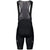 POC Pure VPDS Bib Shorts Uranium Black/Uranium Black