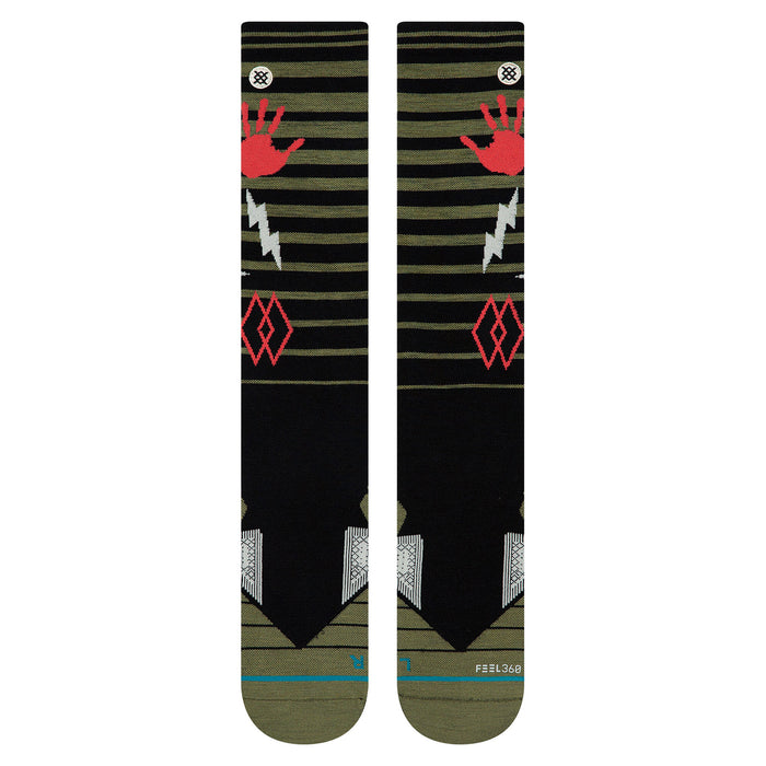 Stance Double Diamond Snow Socks Black