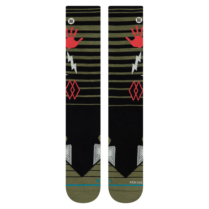 Stance Double Diamond Snow Socks Black