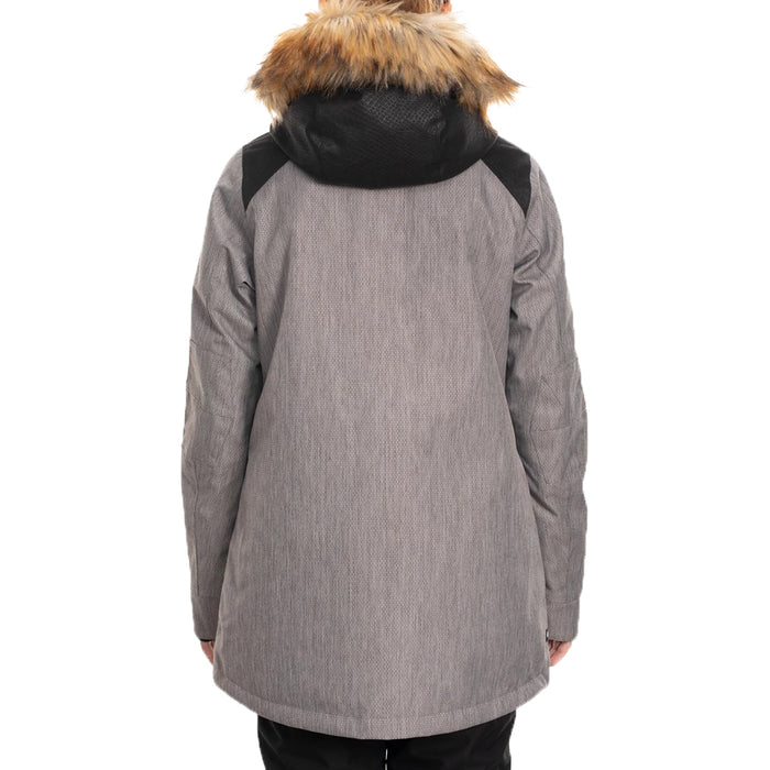 686 Ceremony Insulated Jacket - Women's Grey Diamond Texture Block