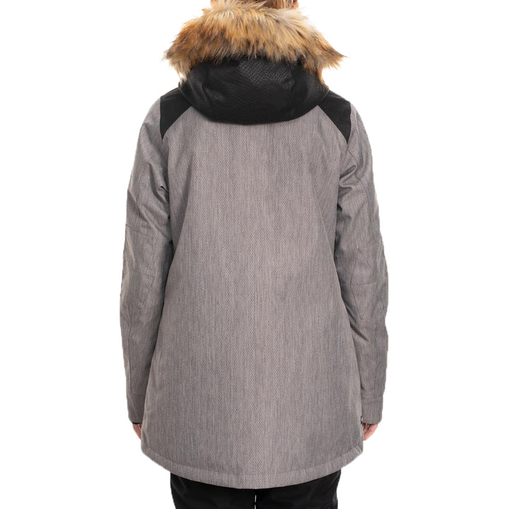 686 Ceremony Insulated Jacket - Women's Grey Diamond Texture Block