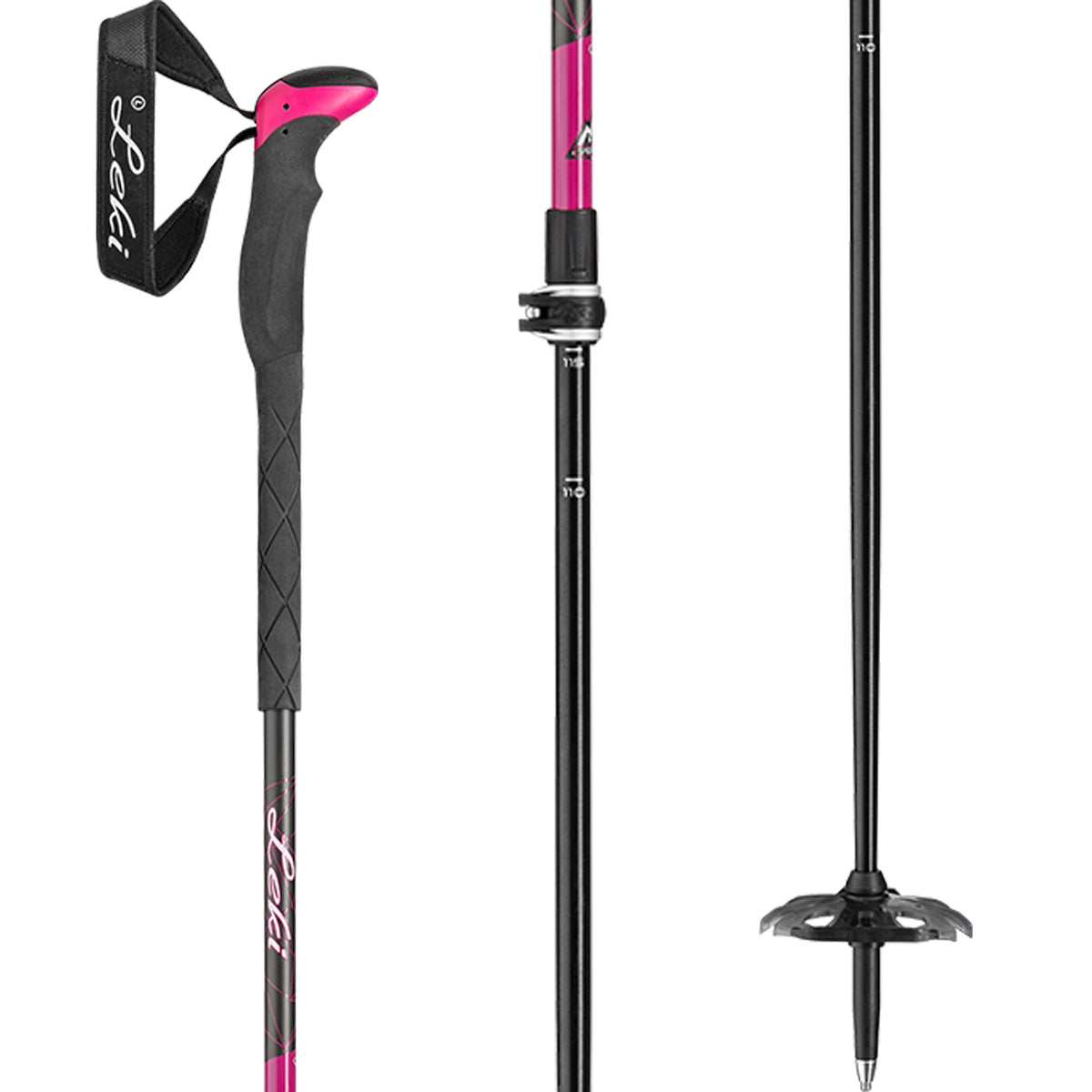 Leki Aergolite 2 Vertical Lady Adjustable Ski Poles - Women's 2021