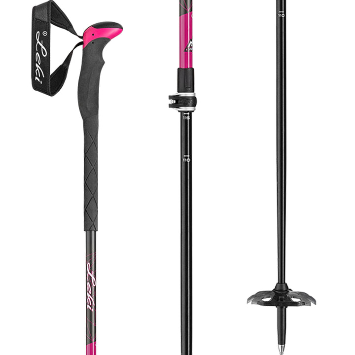 Leki Aergolite 2 Vertical Lady Adjustable Ski Poles - Women's 2021