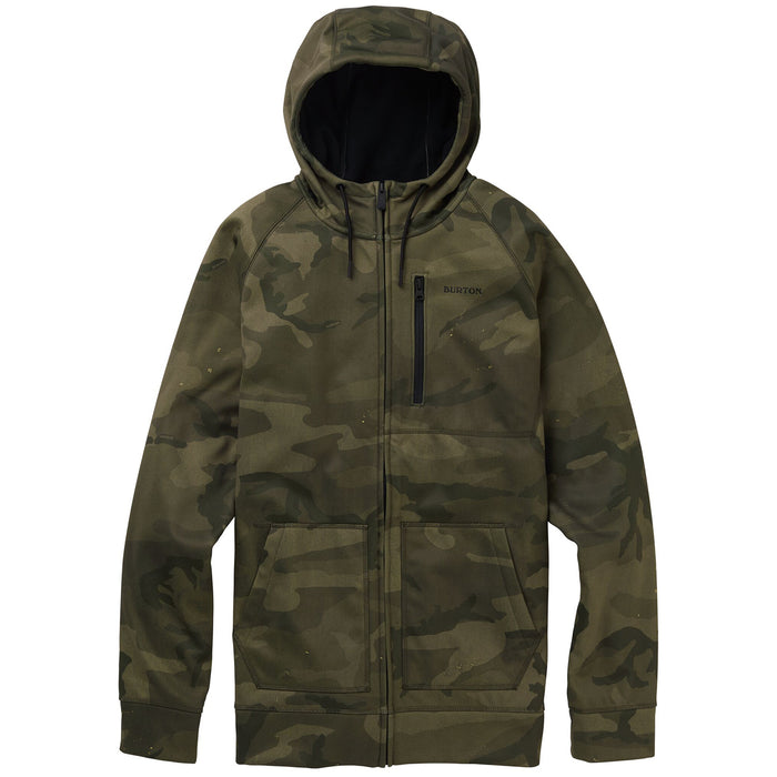 Burton Crown Bonded Full-Zip Hoodie Worn Camo