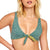 RVCA Axis Reversible Tie-Front Bikini Top - Women's Forest