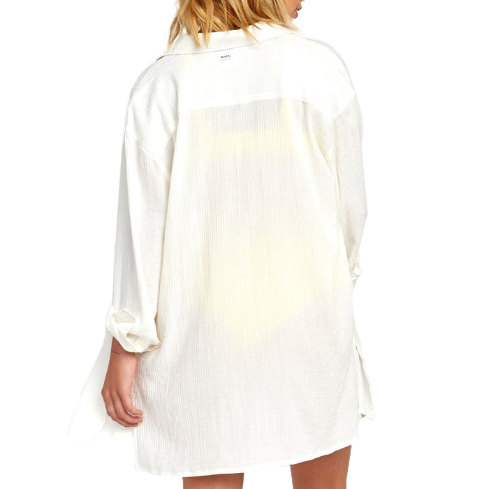RVCA Sundance Shirt Dress - Women's Creme