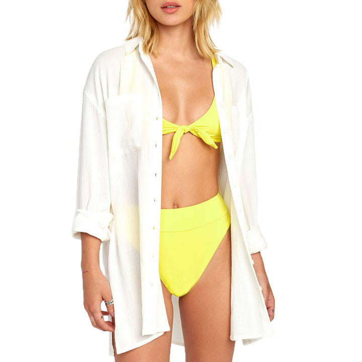 RVCA Sundance Shirt Dress - Women's Creme