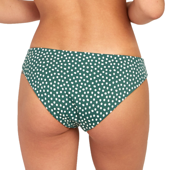 RVCA Axis Reversible Full Bikini Bottoms - Women's Forest