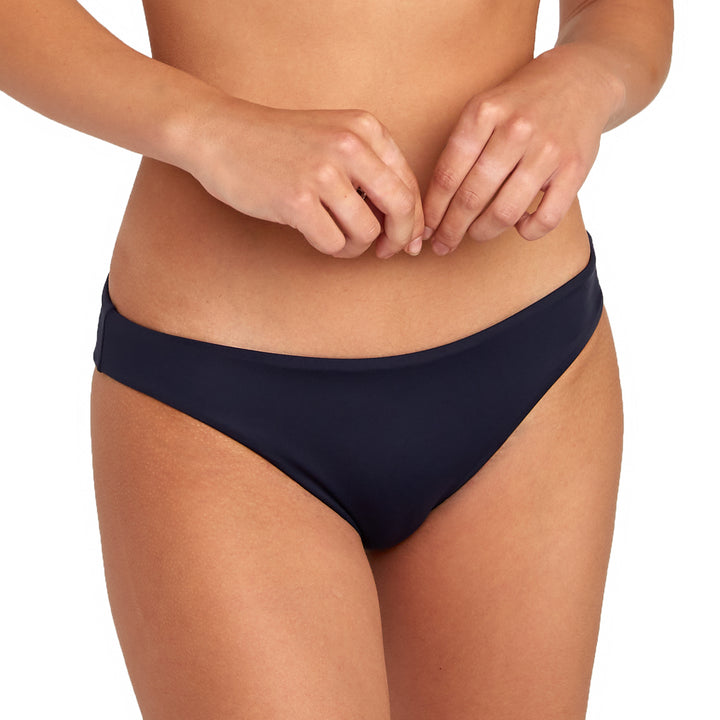 RVCA Solid Full Bikini Bottoms - Women's Midnight
