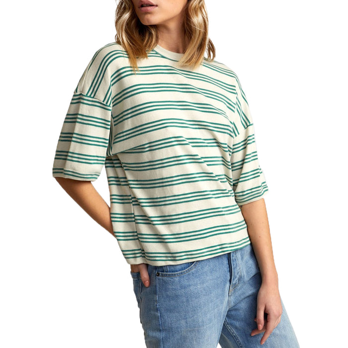 RVCA No Regard T-Shirt - Women's Cadet Green