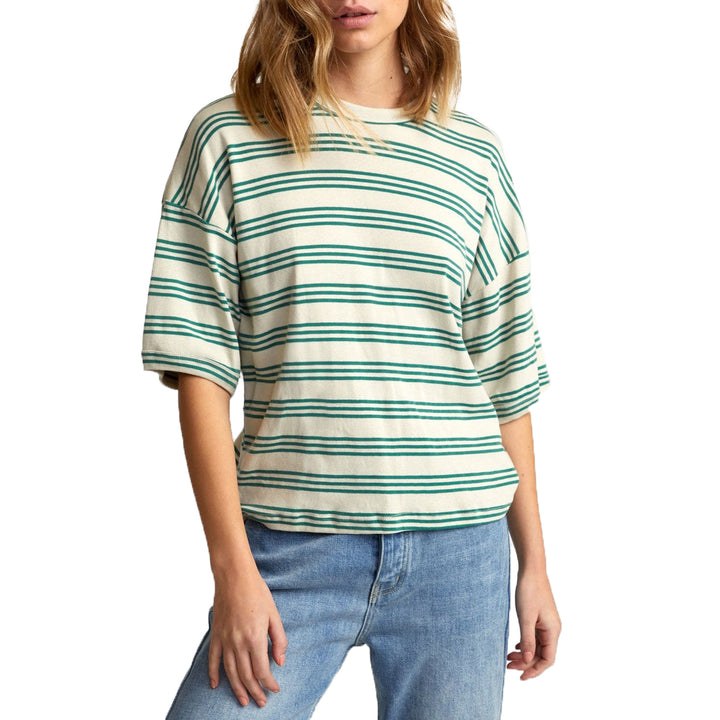 RVCA No Regard T-Shirt - Women's Cadet Green