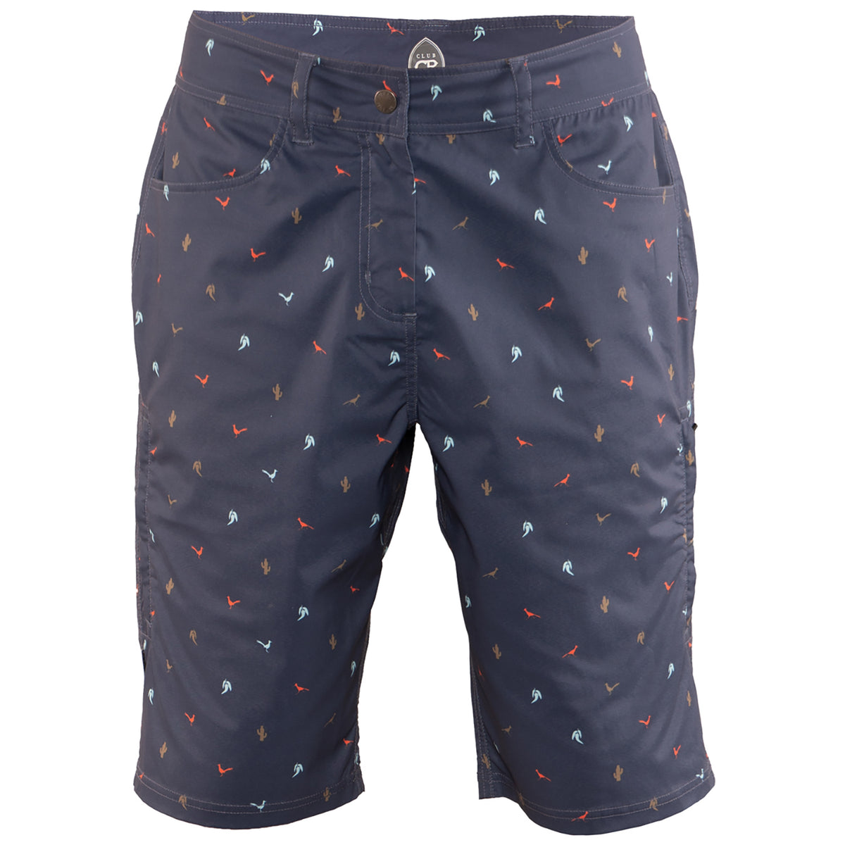 Club Ride Mountain Surf Print Shorts Navy Print