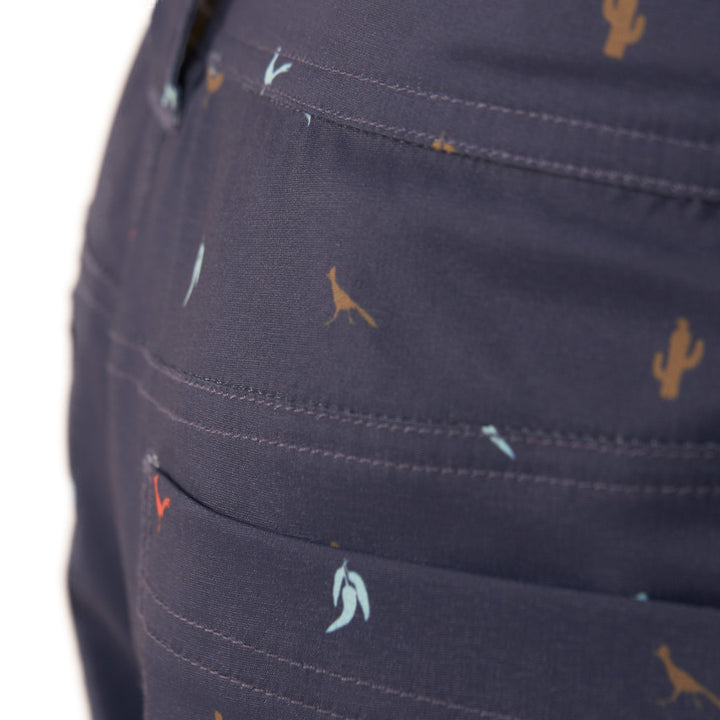 Club Ride Mountain Surf Print Shorts Navy Print