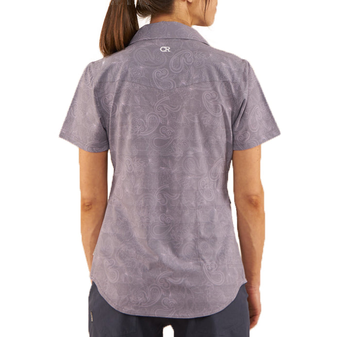 Club Ride Camas Cactus Print Jersey - Women's Steel Print
