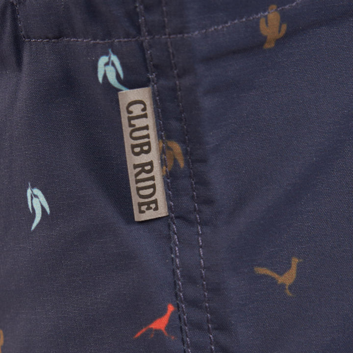 Club Ride Mountain Surf Print Shorts Navy Print