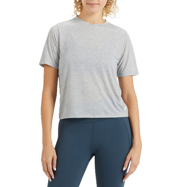 Vuori Chloe T-Shirt - Women's Light Heather Grey