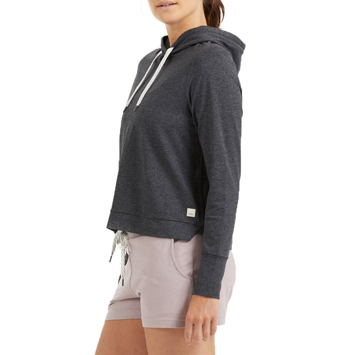 Vuori Halo Essential Hoodie - Women's Charcoal Heather