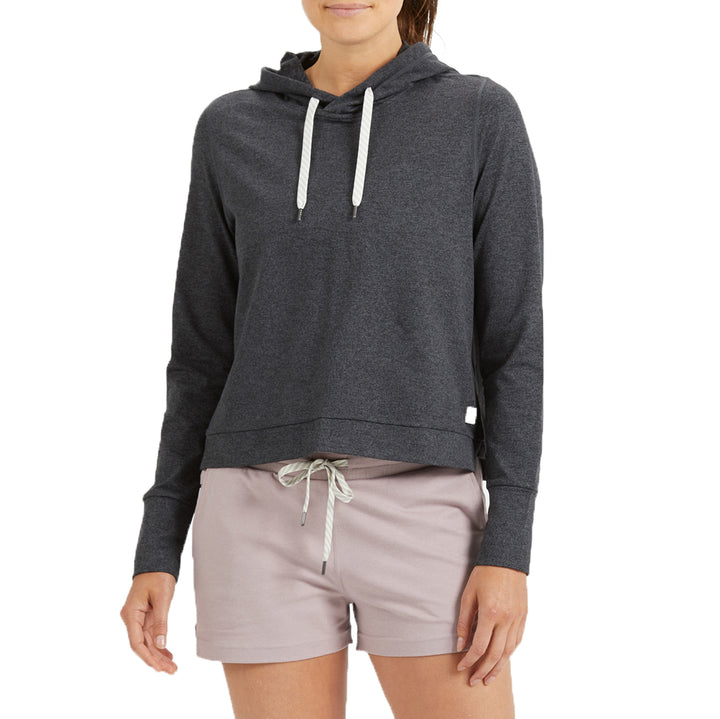 Vuori Halo Essential Hoodie - Women's Charcoal Heather