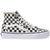 Vans Sk8-Hi Tapered Shoes - Women's (Checkerboard) Black/True White