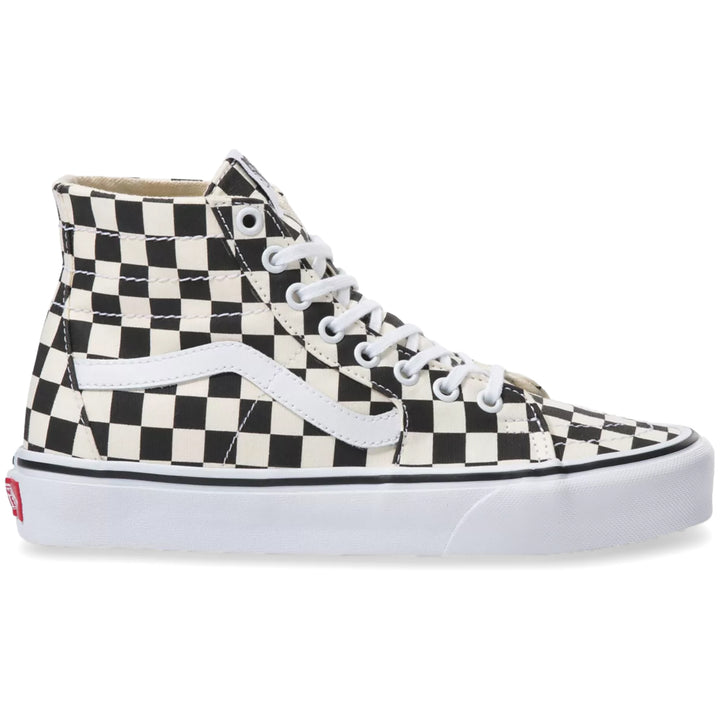 Vans Sk8-Hi Tapered Shoes - Women's (Checkerboard) Black/True White