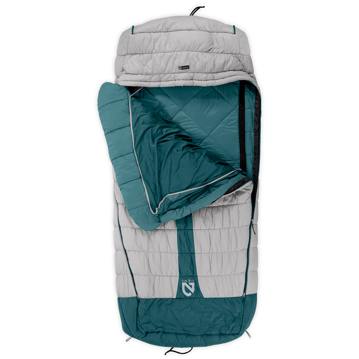 Nemo Jazz Luxury 20 Sleeping Bag Aluminum/Wave