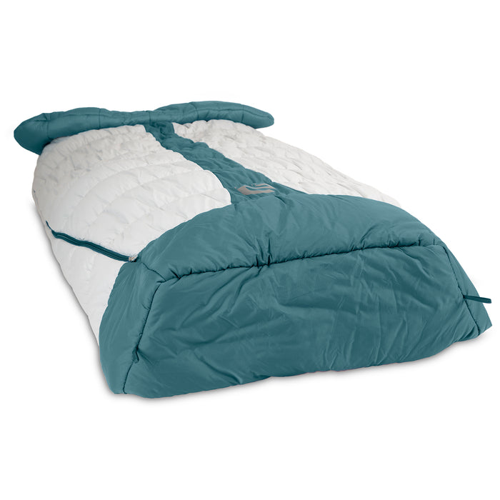 Nemo Jazz Luxury 20 Sleeping Bag Aluminum/Wave