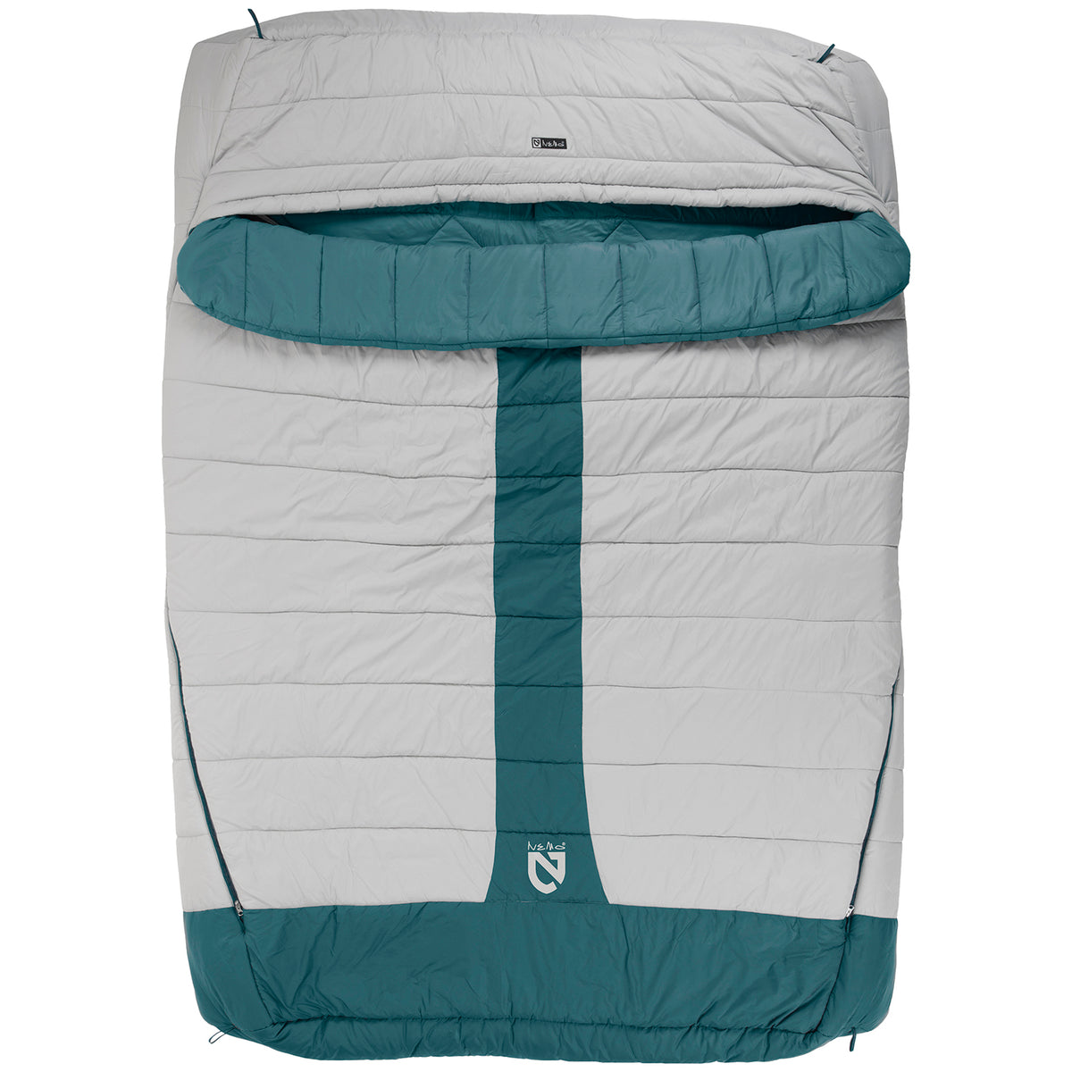 Nemo Jazz Luxury Duo 20 Sleeping Bag Aluminum/Wave