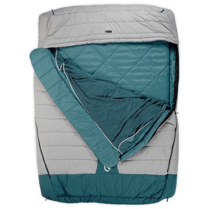 Nemo Jazz Luxury Duo 20 Sleeping Bag Aluminum/Wave
