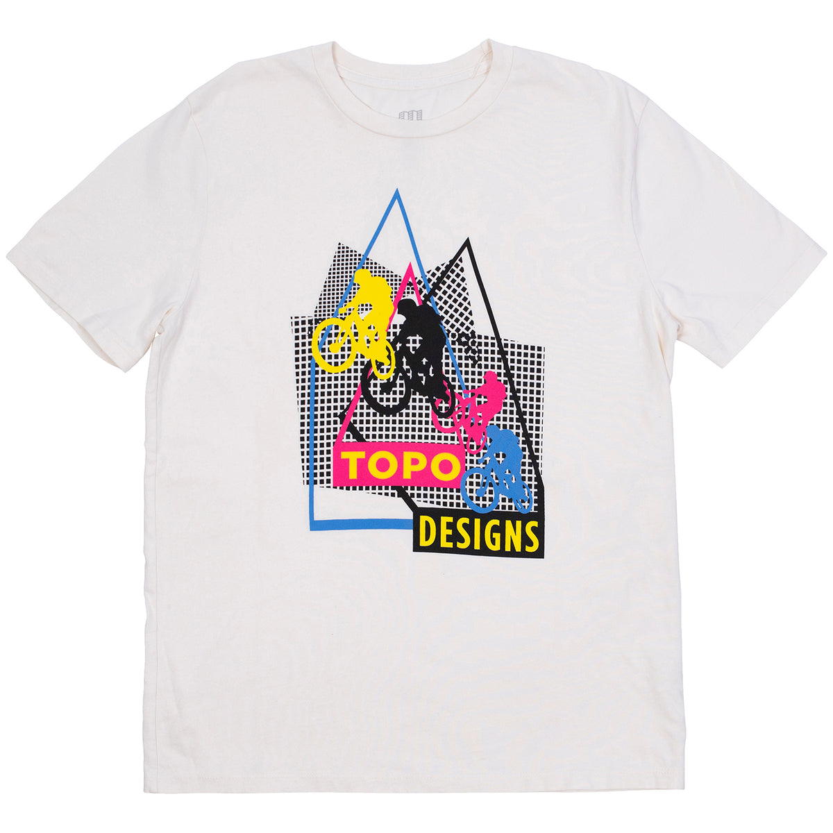 Topo Designs Bikes T-Shirt Natural