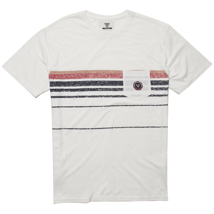 Vissla Lake Street Pocket T-Shirt Vintage White