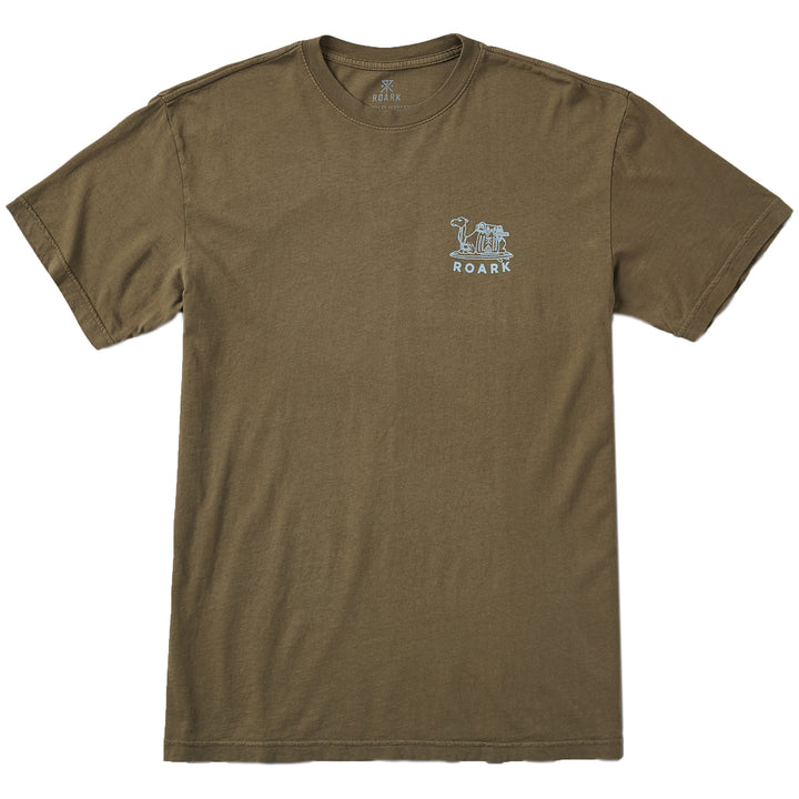 Roark Onta Surf T-Shirt Light Army