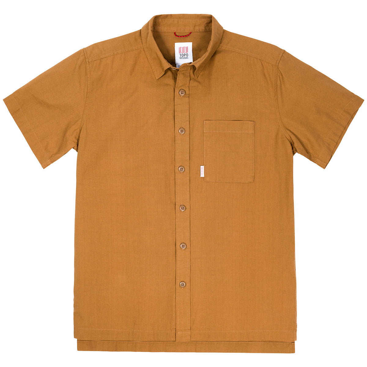 Topo Designs Route Short-Sleeve Shirt Khaki