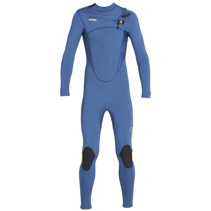 XCEL 3/2 Comp Wetsuit - Boys' Cascade Blue/Lemonale