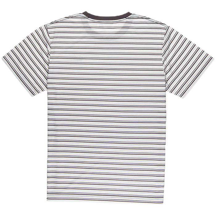 Rhythm Everday Stripe T-Shirt Stone Blue