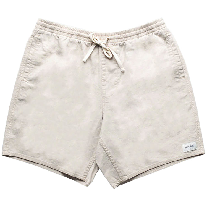 Rhythm Linen Jam Shorts Bone