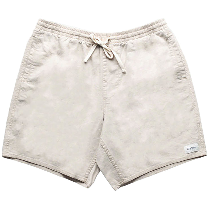 Rhythm Linen Jam Shorts Bone
