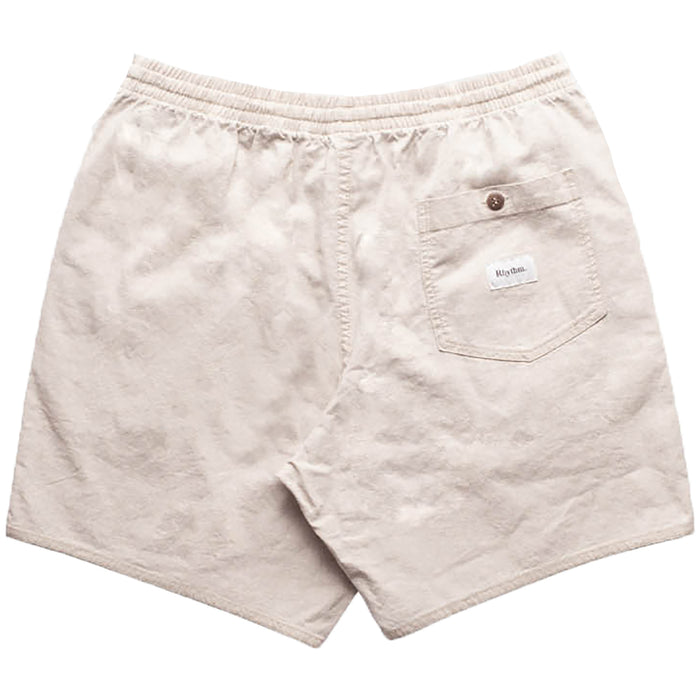Rhythm Linen Jam Shorts Bone