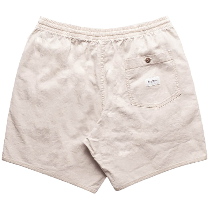Rhythm Linen Jam Shorts Bone