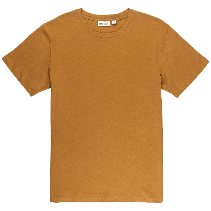 Rhythm Premium Linen T-Shirt Almond