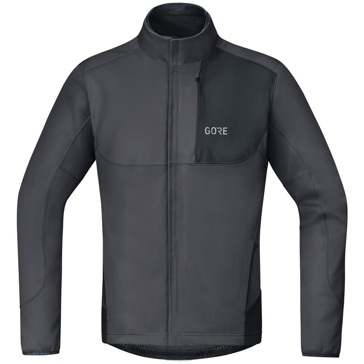GORE C5 WINDSTOPPER® Thermo Trail Jacket Terra Grey/Black