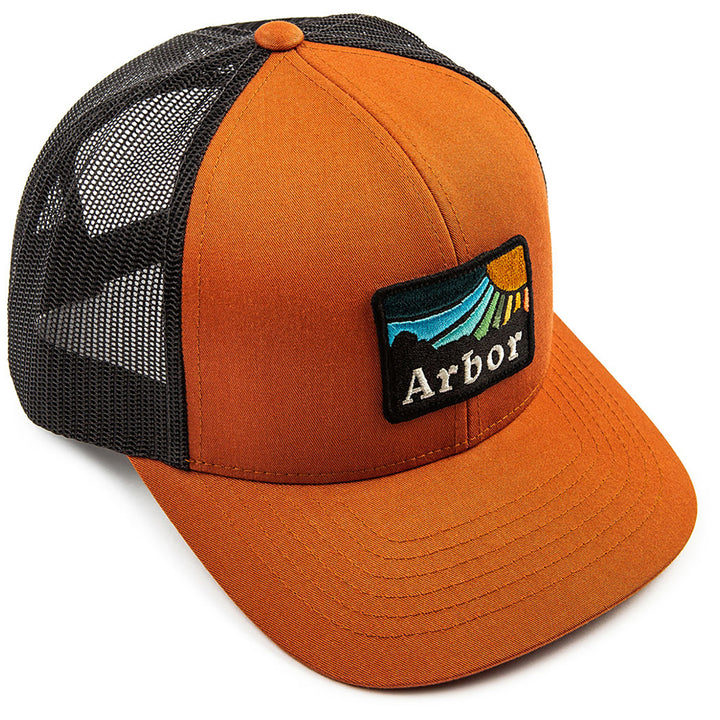 Arbor High Rise Trucker Hat Amber