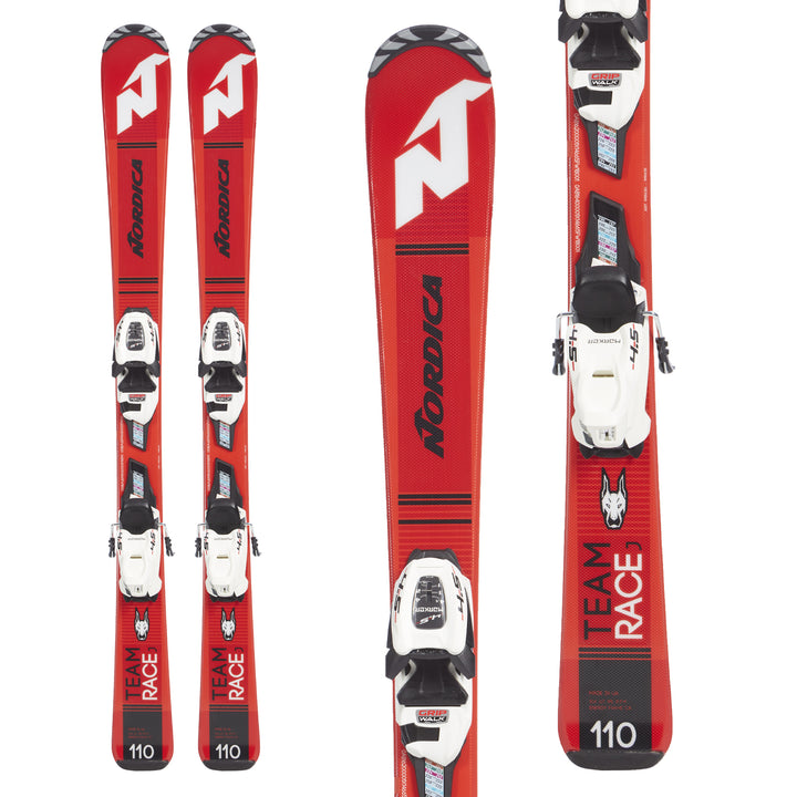 Nordica Team J Race Skis + Jr. 4.5 Bindings - Boys' 2019