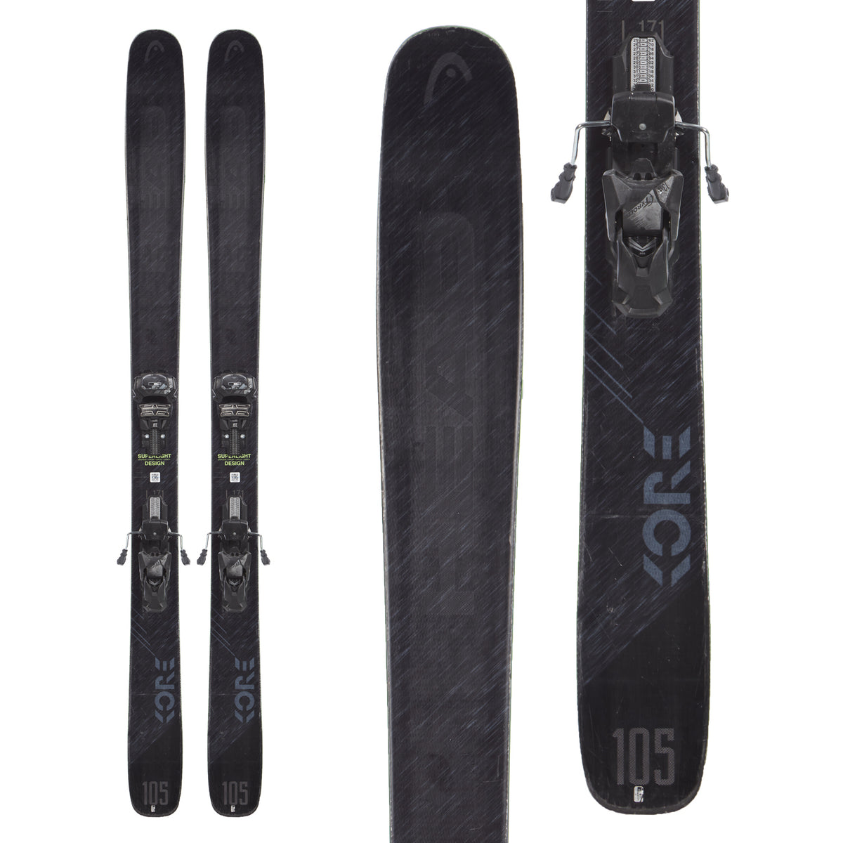 Head Kore 105 Skis + Tyrolia Attack 13 AT Bindings 2019