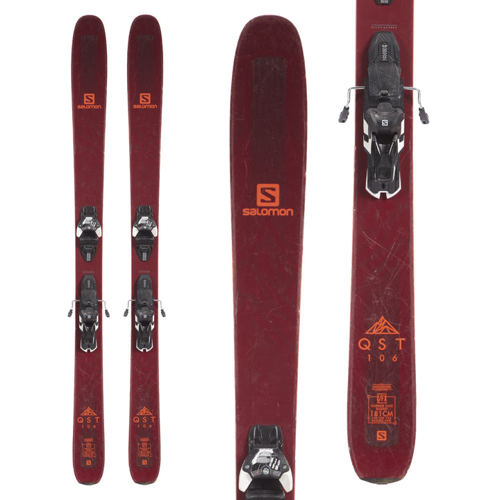 Salomon QST 106 Skis + Warden MNC 13 Demo Bindings 2019